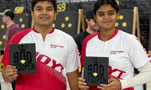 GT Open 2024: Jyothi Surekha clinches gold, Abhishek wins silver
