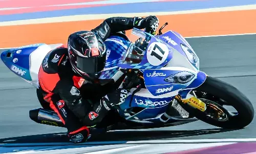 Chennai sibling duo script history in Qatar races