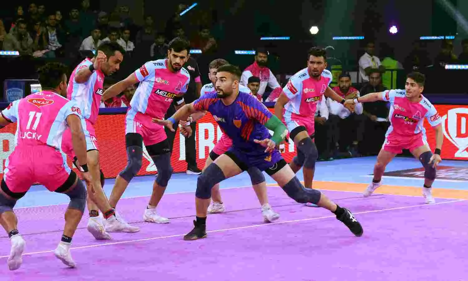 PKL: UP Yoddhas and Dabang Delhi K.C. secure commanding wins in Noida