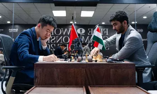 World Chess Cship 2024: Gukesh and Ding play out another draw in round five