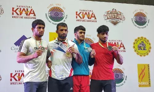 Senior National Wrestling Cships: Haryana and SSCB dominate opening day