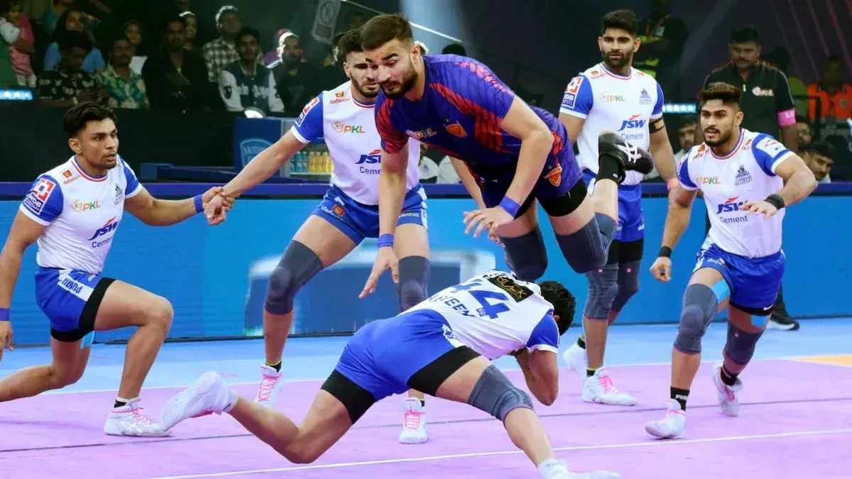 PKL: Telugu Titans thrash Gujarat Giants, Dabang Delhi beat Haryana Steelers