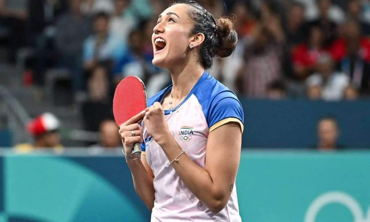 Manika Batra became the first Indian table tennis player to qualify for the R16 in Olympics history in Paris. 