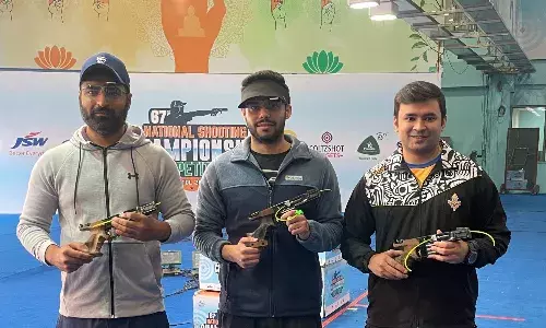 First national title for Vijayveer Sidhu in the 25m rapid fire pistol