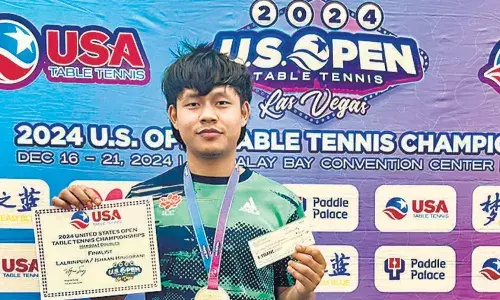 Mizo Paddler Lalrin Puia wins silver at US Open after 4 years in jail