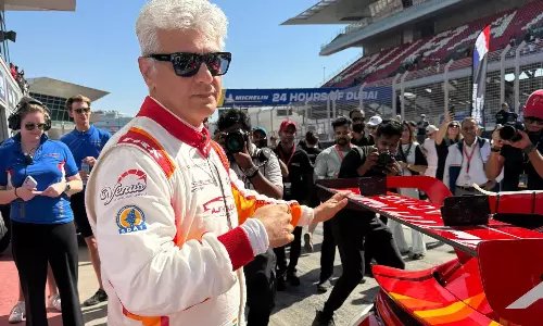 Ajith Kumar secures 3rd place at 24H Dubai Race after overcoming car crash