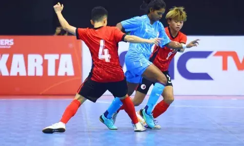 India goes down to Hong Kong in women’s futsal international debut