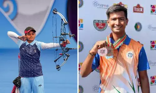 Nimes Archery Tournament: Jyothi Surekha Vennam and Rishabh Yadav settle for Silver