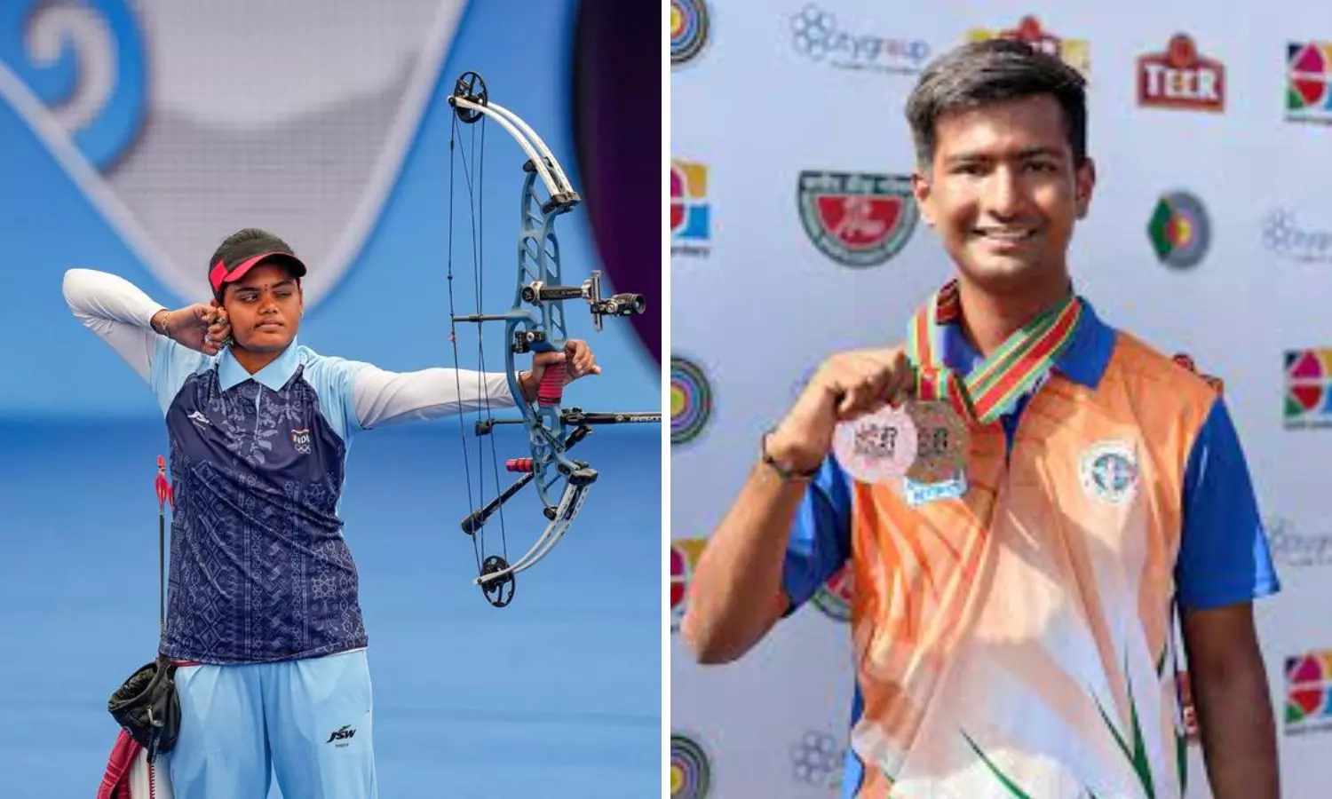 Jyothi Surekha Vennam and Rishabh Yadav settle for Silver Jyothi Surekha Vennam and Rishabh Yadav settle for Silver