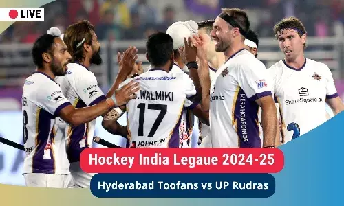 HIL: Clinical Hyderabad Toofans beats UP Rudras 3-1 - Highlights