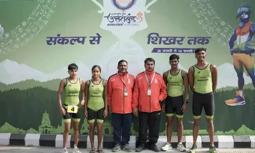 Maharashtra wins mixed triathlon gold at 38th National Games