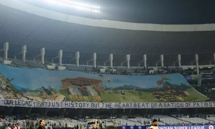 ISL: Mohun Bagan Super Giant fans unveil worlds largest tifo