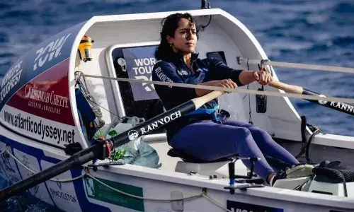 Ananya Prasad becomes the first woman of colour to row solo across the Atlantic