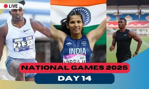 National Games Day 14: Praveen Chitravel, Jyothi Yarraji win gold – Highlights
