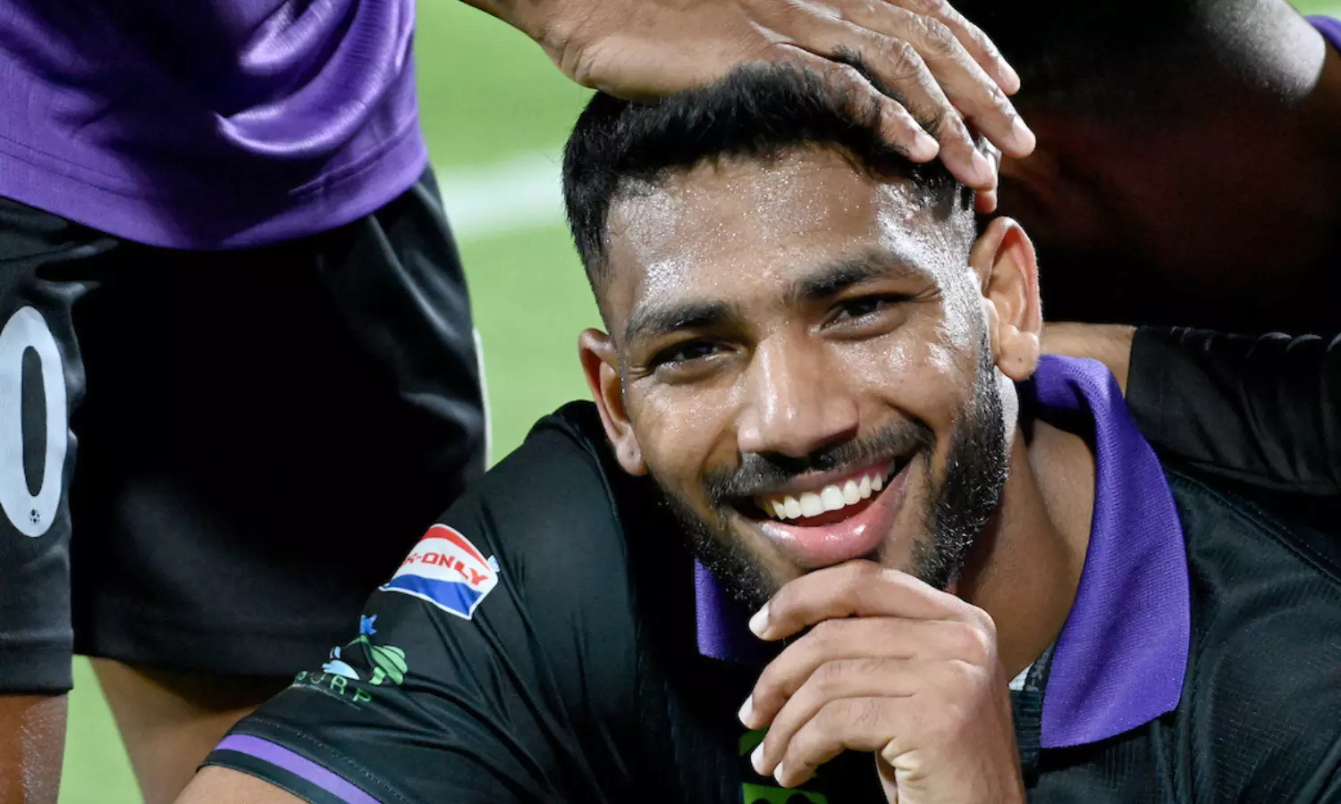 Rahim Ali celebrates after scoring at the Kalinga Stadium, Bhubaneswar. (Photo credit: ISL) Rahim Ali celebrates after scoring at the Kalinga Stadium, Bhubaneswar. (Photo credit: ISL)