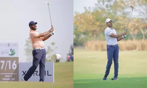 Gujarat Open 2025 Golf: Yuvraj Sandhu and Manu Gandas tied at the top