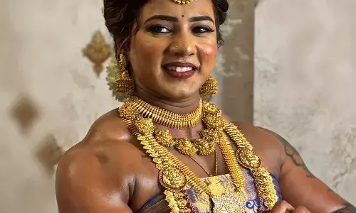 Watch: Bodybuilder bride Chitra Purushottam’s viral wedding look sparks debate