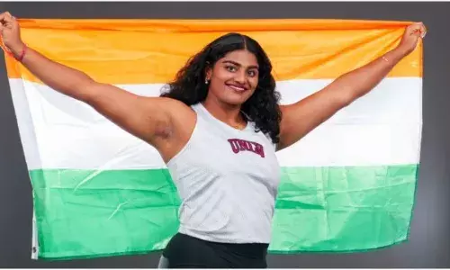 Krishna Jayasankar sets National Record in indoor shot put
