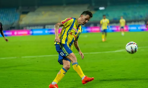 Kerala Blasters captain Adrian Luna