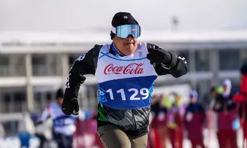 Vasu Tiwari, Snowshoeing