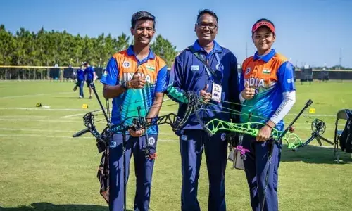 Jyothi surekha Vennam, Rishabh Yadav