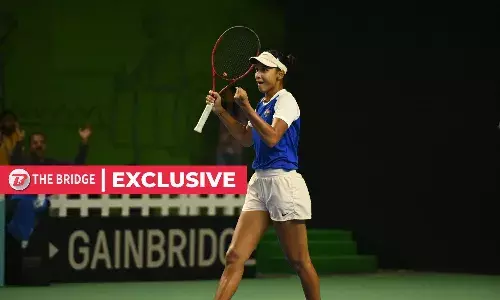 Shrivalli Bhamidipaty at the 2025 Billie Jean King Cup Shrivalli Bhamidipaty at the 2025 Billie Jean King Cup