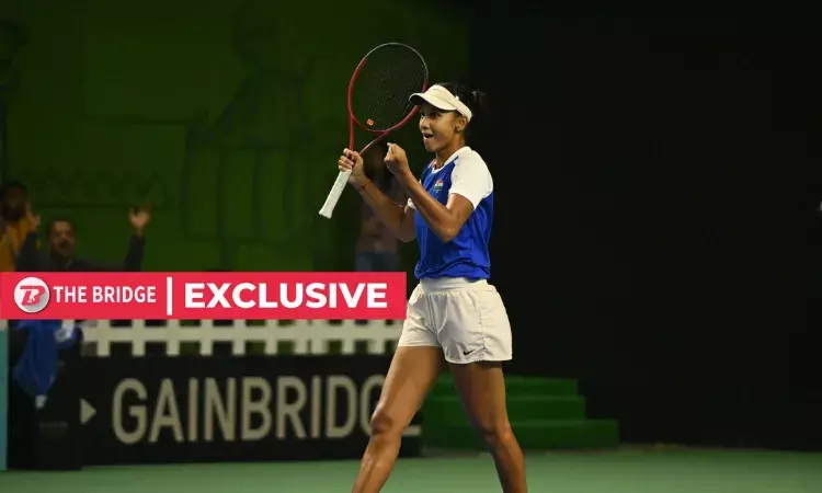 Shrivalli Bhamidipaty at the 2025 Billie Jean King Cup
