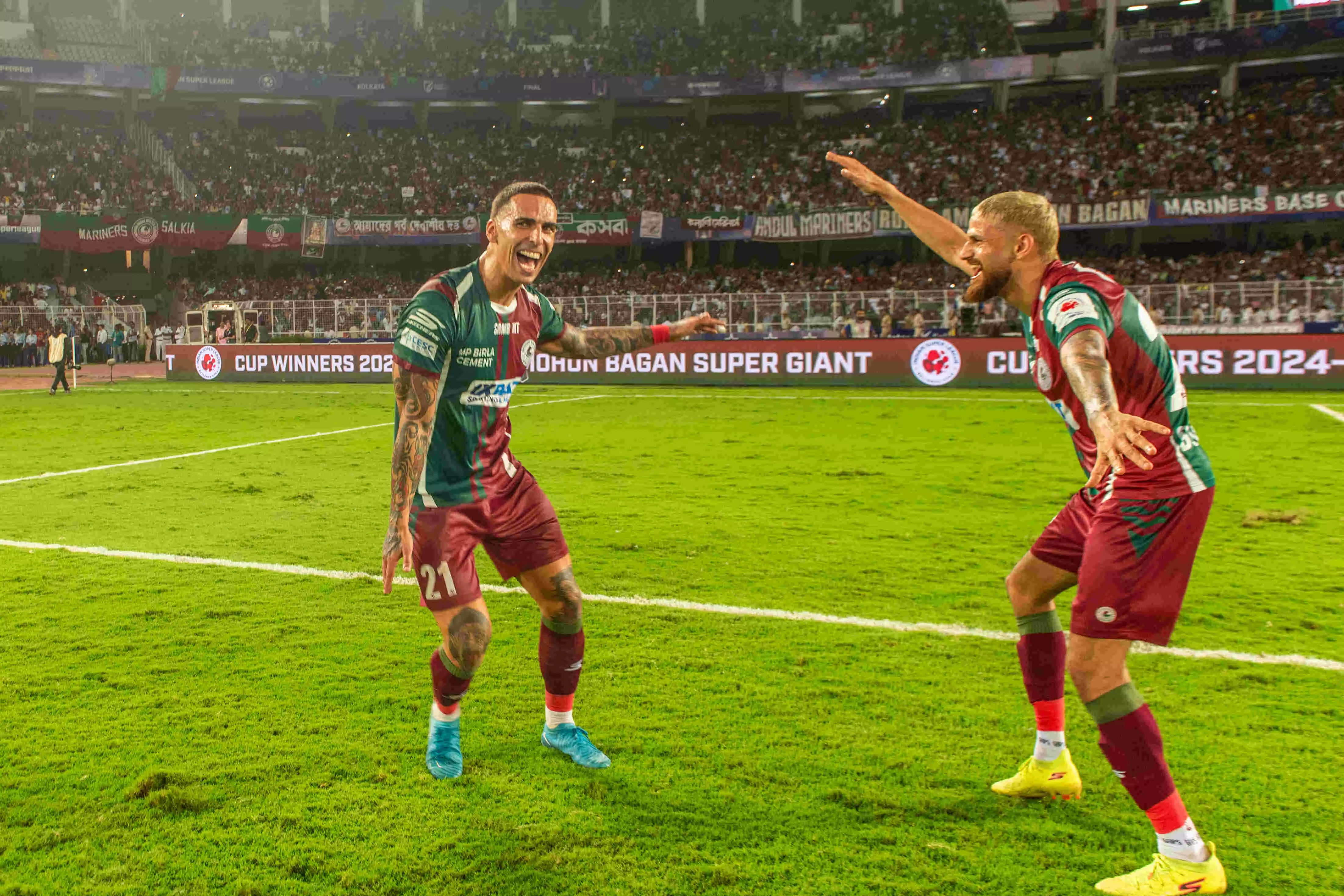 Mohun Bagan after winning the title (Photo credit: FSDL)