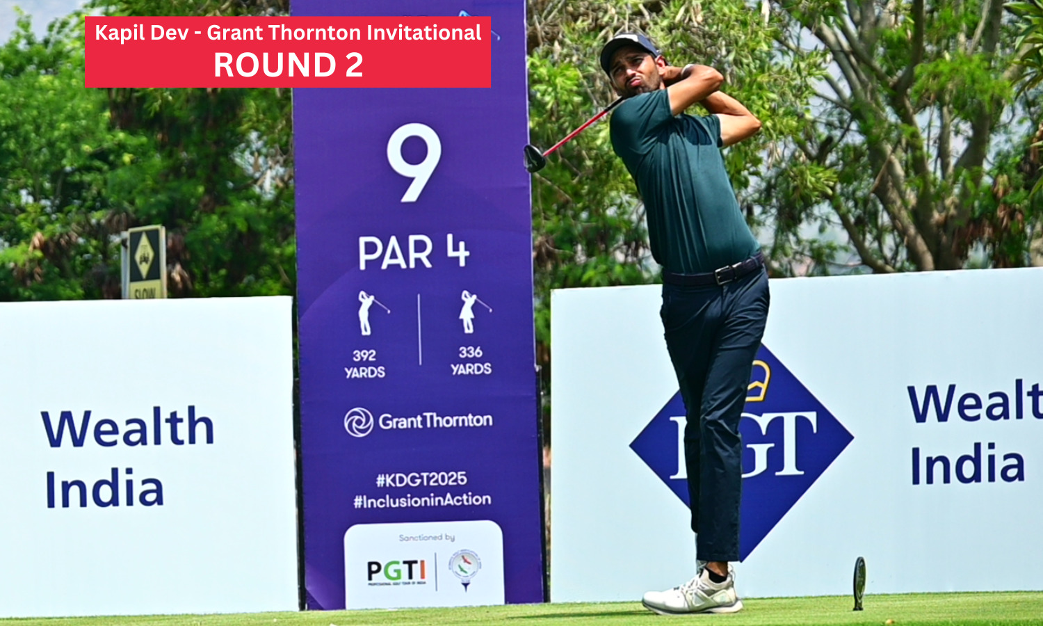KDGT Golf Invitational: Angad Cheema surges ahead with flawless 64 on day 2
