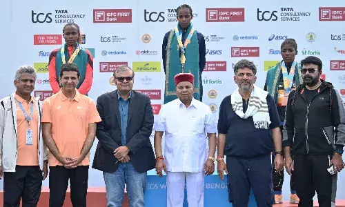 Sarah Chelangat, Joshua Cheptegei win TCS World 10K Marathon in Bengaluru Sarah Chelangat, Joshua Cheptegei win TCS World 10K Marathon in Bengaluru