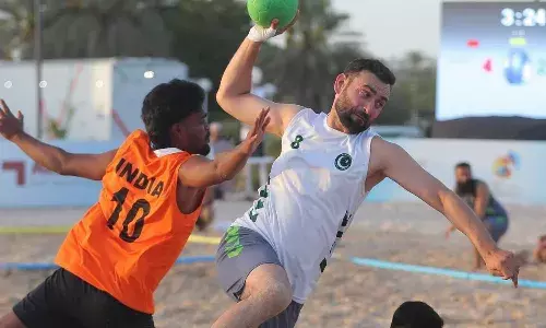 Asian Beach Handball Championship,  India Pakistan War