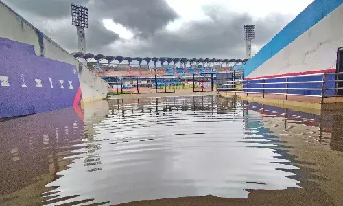 Bengaluru FCs Kanteerava Stadium flooded due to heavy rains