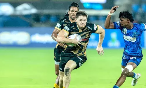 Odisha based franchise, Kalinga Black Tigers begin Rugby Premier League campaign with spirited showing against Hyderabad Heroes