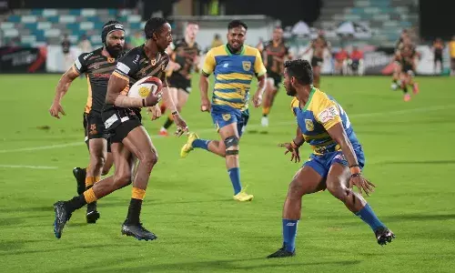 Kalinga Black Tigers hold unbeaten Chennai Bulls to a thrilling 26-26 draw in Rugby Premier League 2025