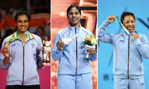 PV Sindhu, Bhavani Devi, Mirabai Chanu