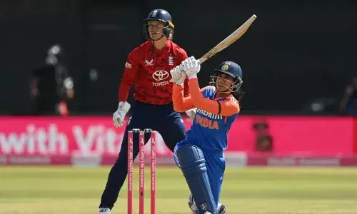 WATCH: Smriti Mandhana hits maiden T20I century against England