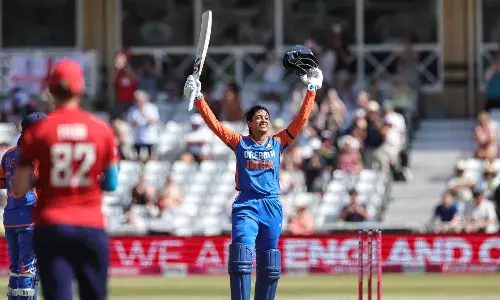 India tour of England: Smriti, Charani lead visitors to 97-run win in first T20I