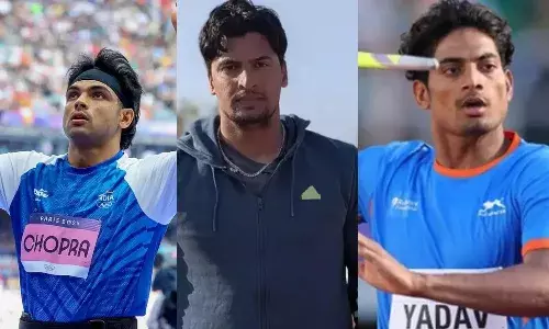 Neeraj Chopra, Sachin Yadav, Rohit Yadav