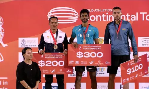 Murali Sreeshankar won the 2025 Qosanov Memorial