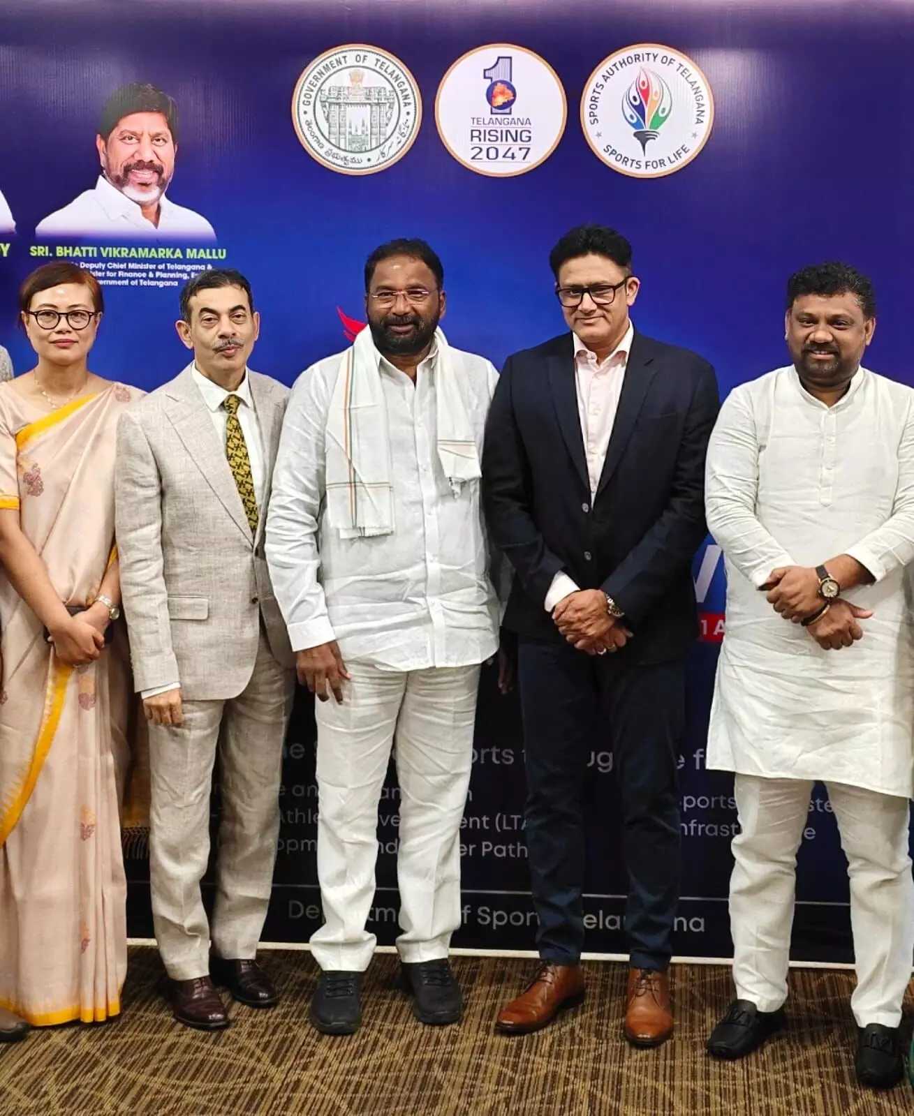 Speaking at the meeting, Anil Kumble said that creating opportunities was important. (Photo credit: Special arrangement)