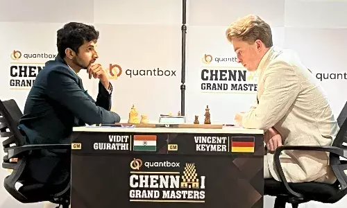 Chennai Grand Masters: Vidit Gujrathi holds leader Vincent Keymer to draw Chennai Grand Masters: Vidit Gujrathi holds leader Vincent Keymer to draw