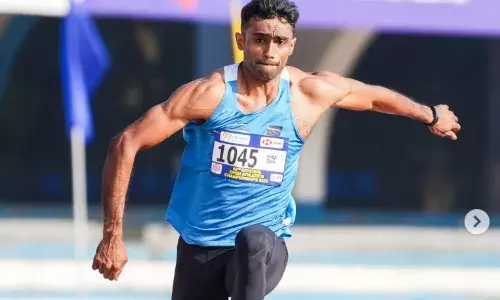 Karthik Unnikrishnan pips Chithravel to Triple Jump gold at Inter-State Athletics
