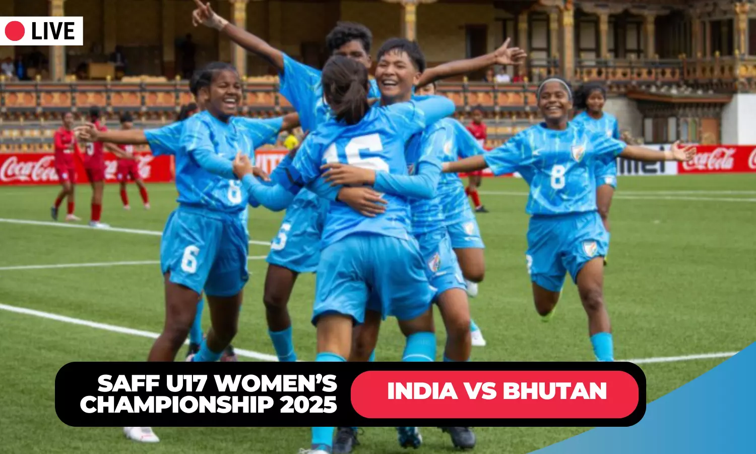 SAFF U17 Womens Championship: India crush Bhutan 8-0 - Highlights