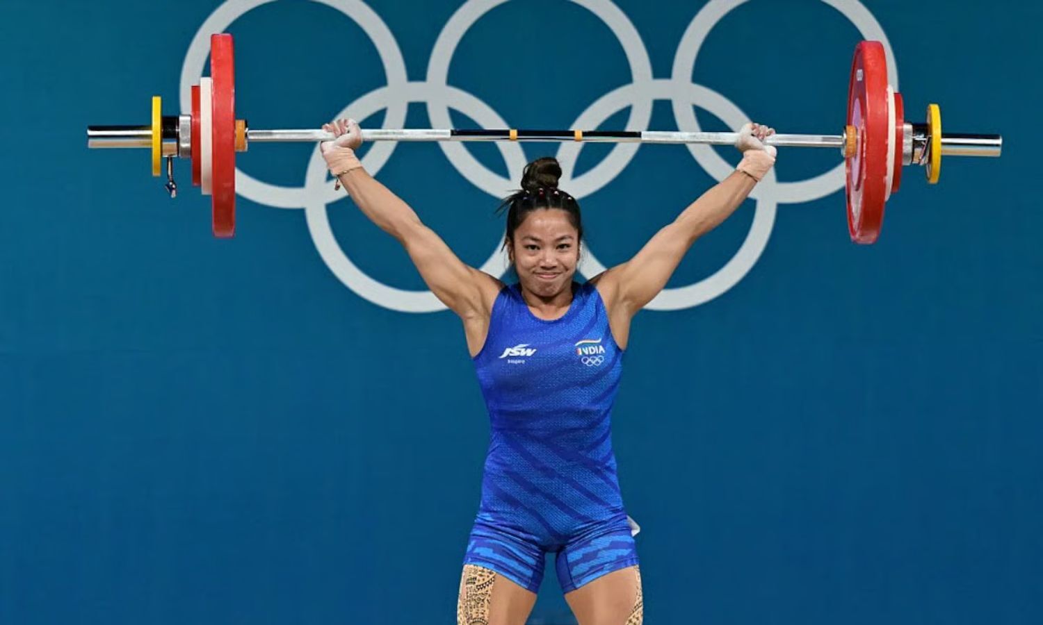 Mirabai Chanu smashes three National Records at IWLF National Weightlifting C’ships Mirabai Chanu smashes three National Records at IWLF National Weightlifting C’ships