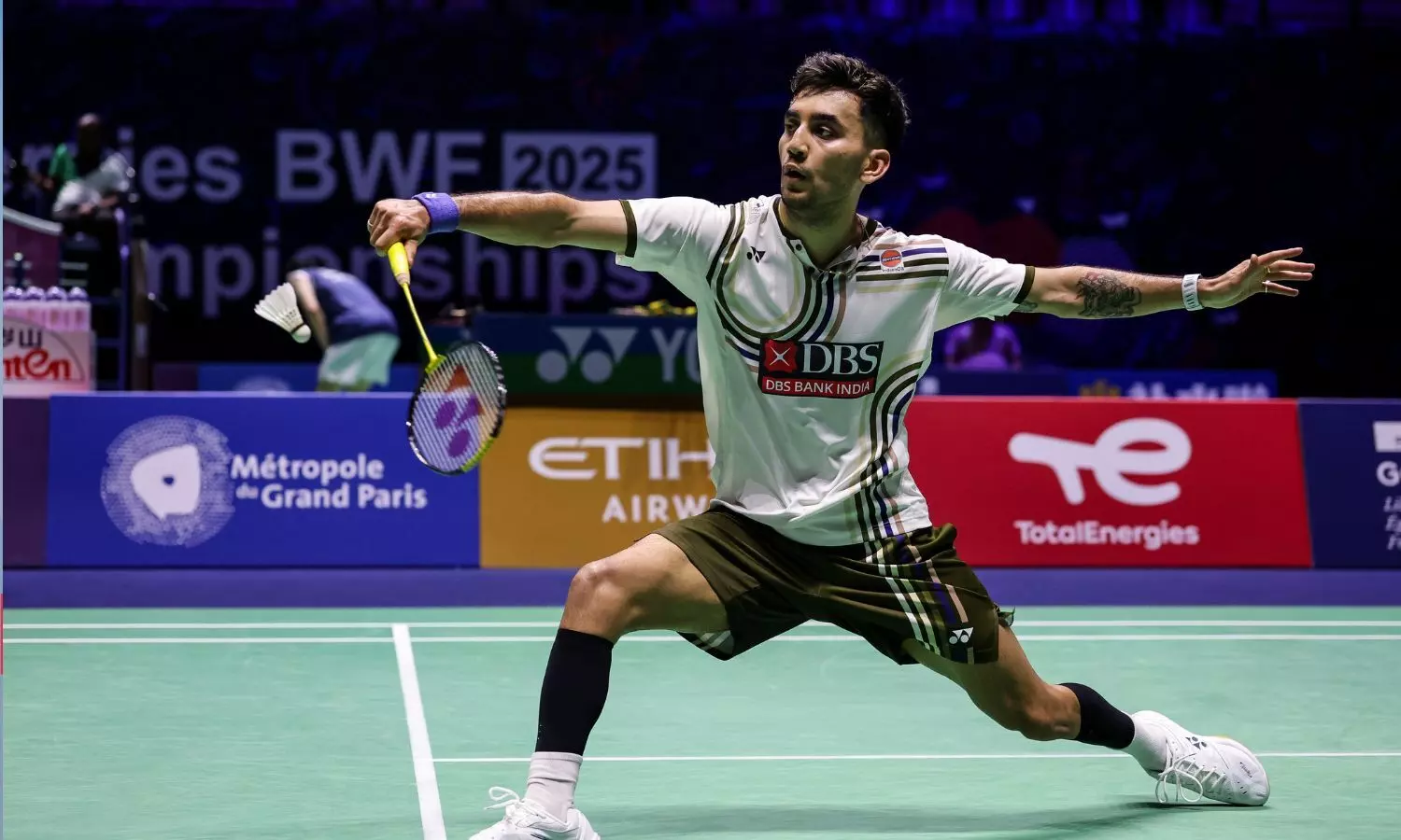 Lakshya Sen in action at 2025 BWF World Championships Lakshya Sen in action at 2025 BWF World Championships