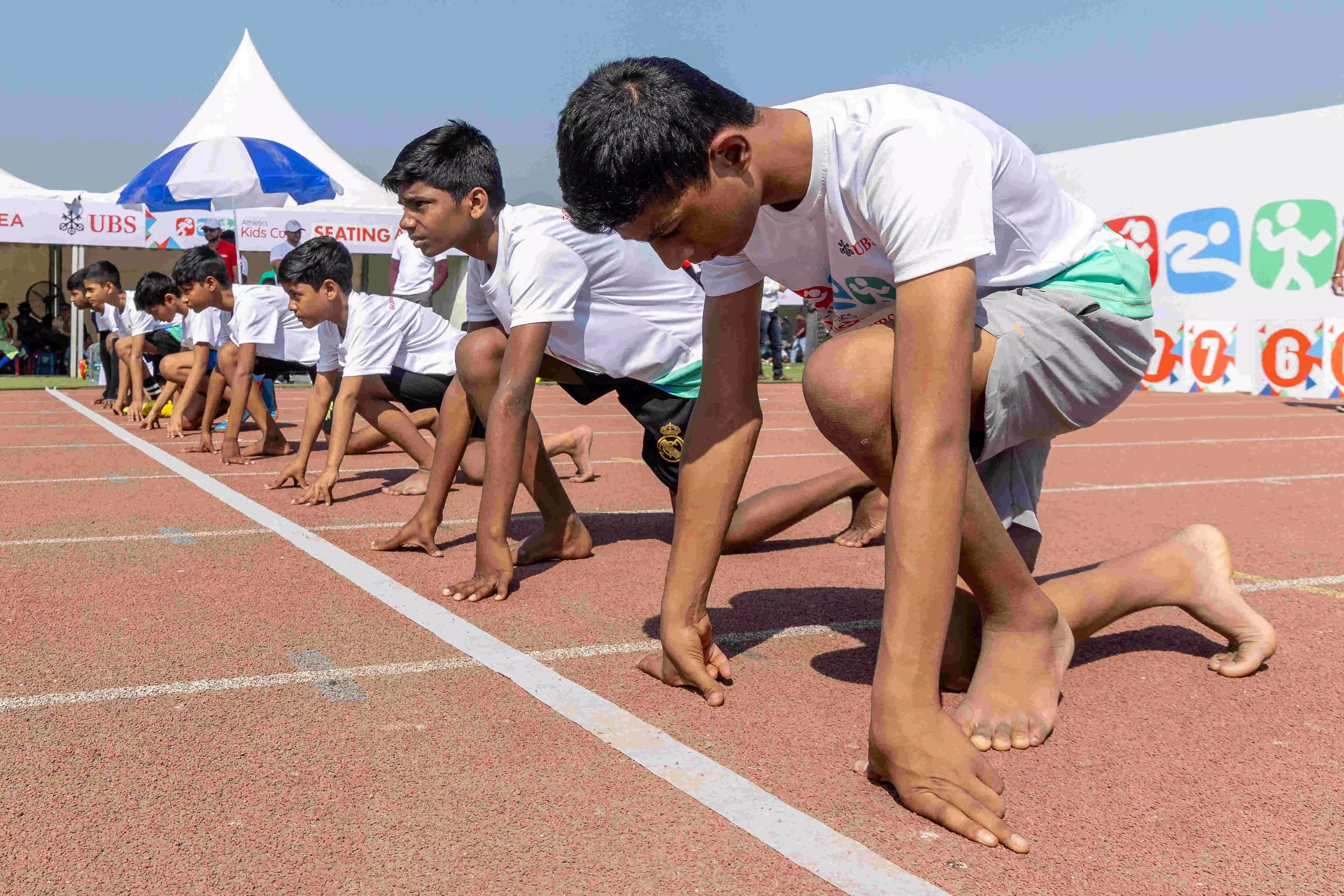 Per brand ambassador Neeraj Chopra, the experiences young athletes gain from competitions like these are invaluable. (Photo credit: UBS Athletics Kids Cup)