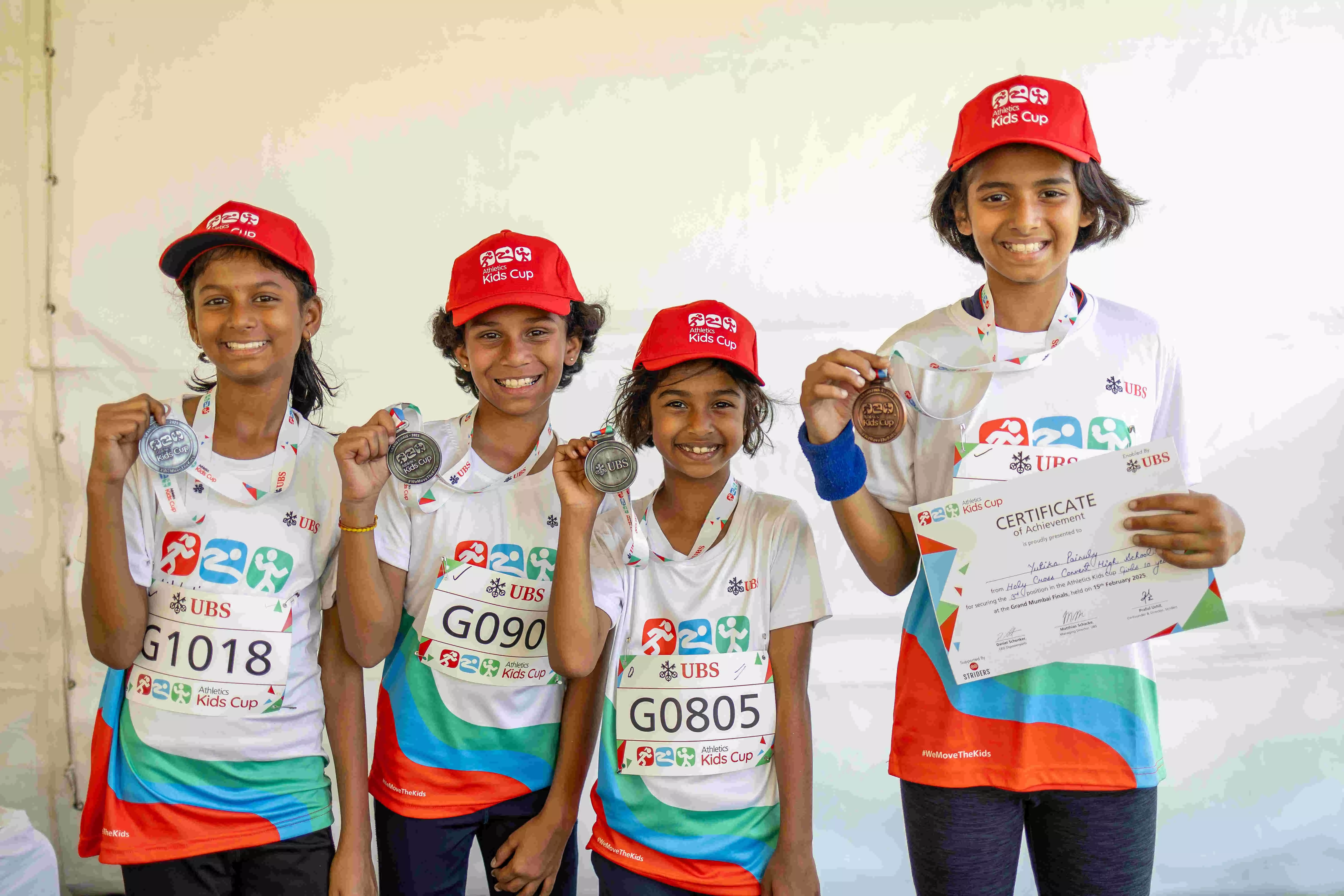 Support is offered to ensure that children don’t just play but also move smartly and in a safe manner. (Photo credit: UBS Athletics Kids Cup)