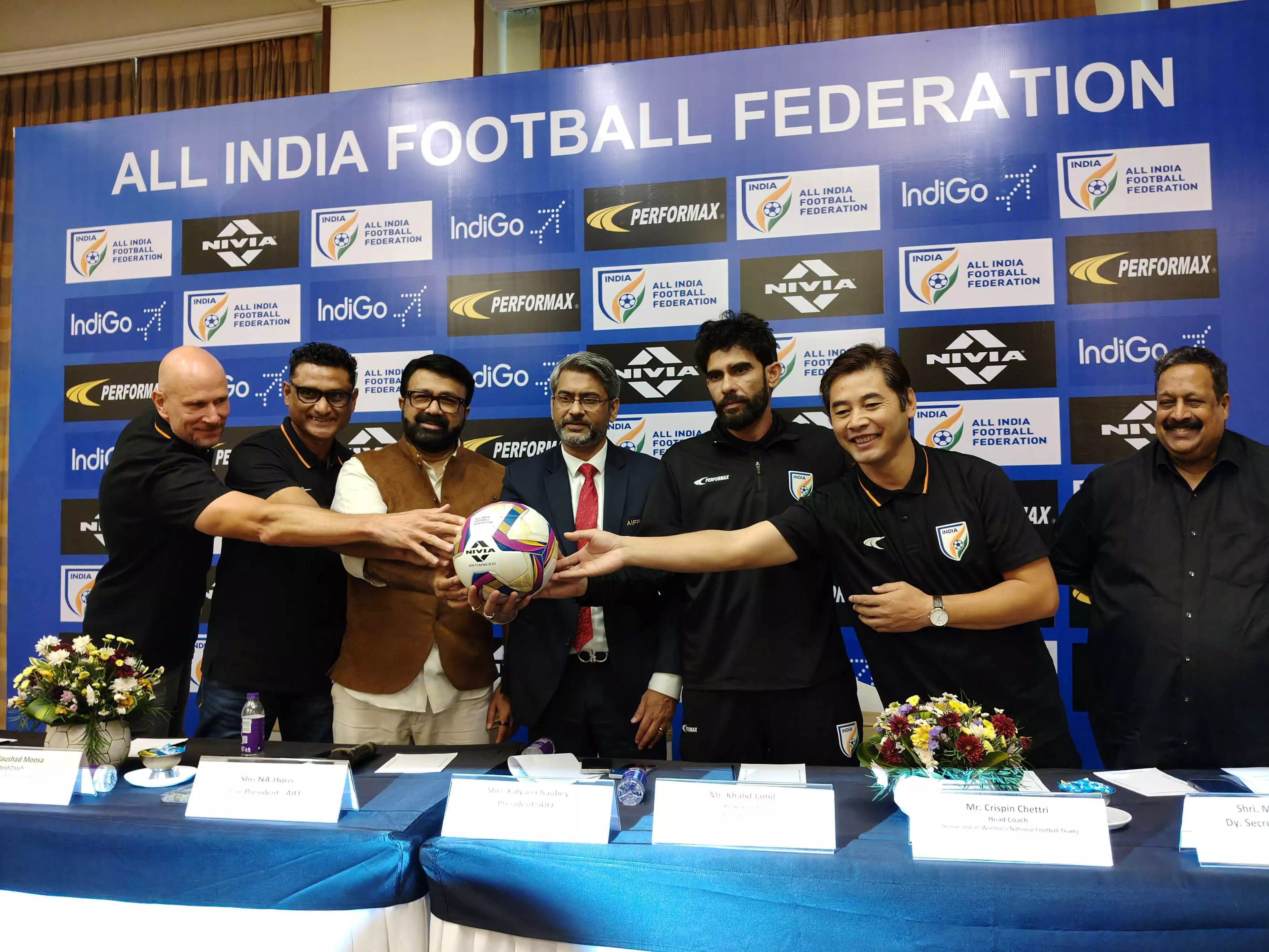 Khalid Jamil, AIFF, Naushad Moosa, Kalyan Chaubey