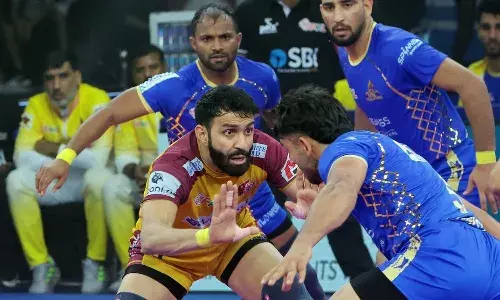 PKL 2025: Haryana Steelers beat Puneri Paltan; Telugu Titans crush Tamil Thalaivas