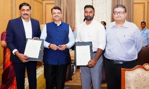 Kailash Shinde, Commissioner, Navi Mumbai Municipal Corporation; Shri Devendra Fadnavis, Maharashtra CM; Akhilesh Reddy, Chairman & Managing Director, RPPL; Kaustabh Dhavse, Chief Advisor to CM of Maharashtra.